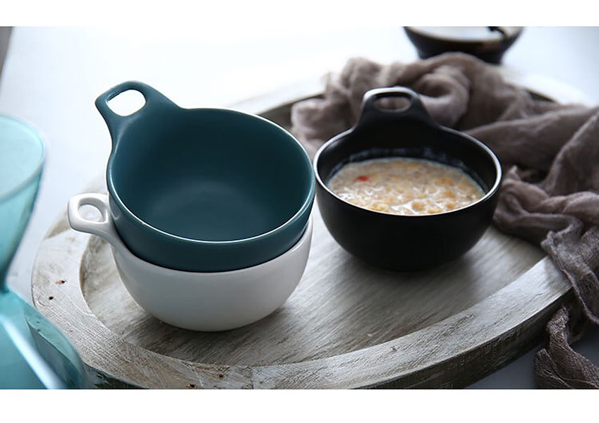 Tô sứ ceramic quai cầm Ximi XM009 dung tích 300ml.