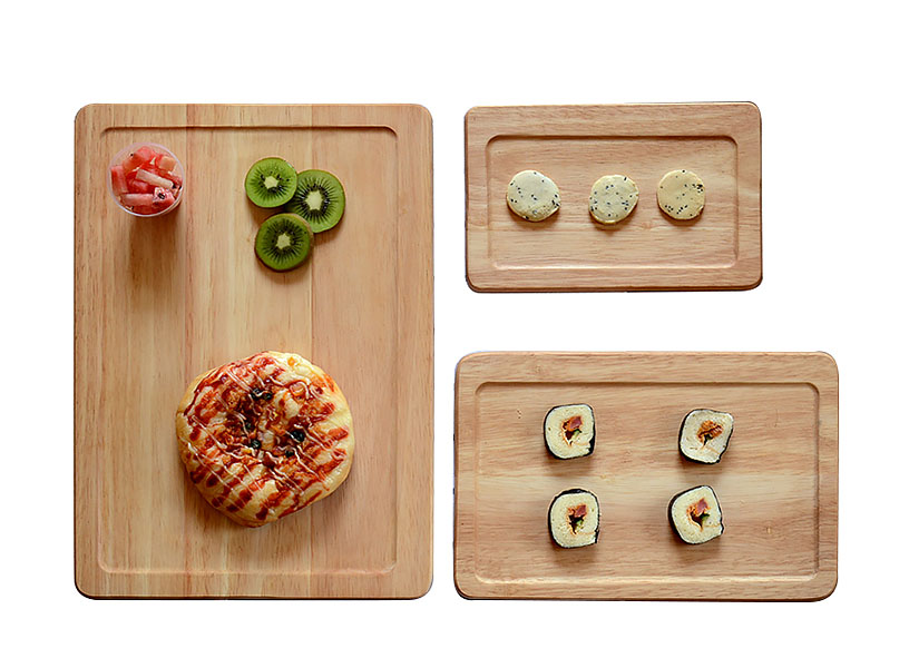 Khay gỗ đựng đồ ăn, đồ nướng bbq cho nhà hàng quán nướng MU011