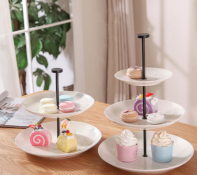 Kệ trưng bánh kẹo gốm sứ Woliwowa CT05028.