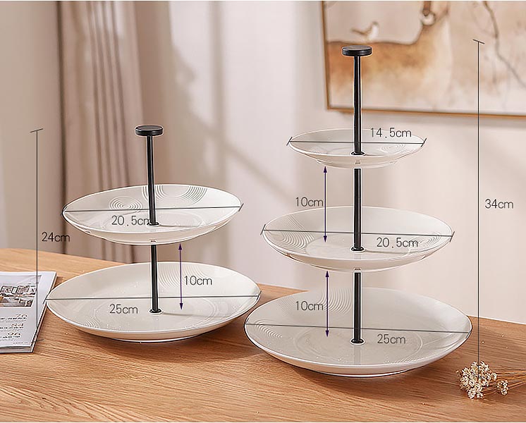 Kệ trưng bánh kẹo gốm sứ Woliwowa CT05028.