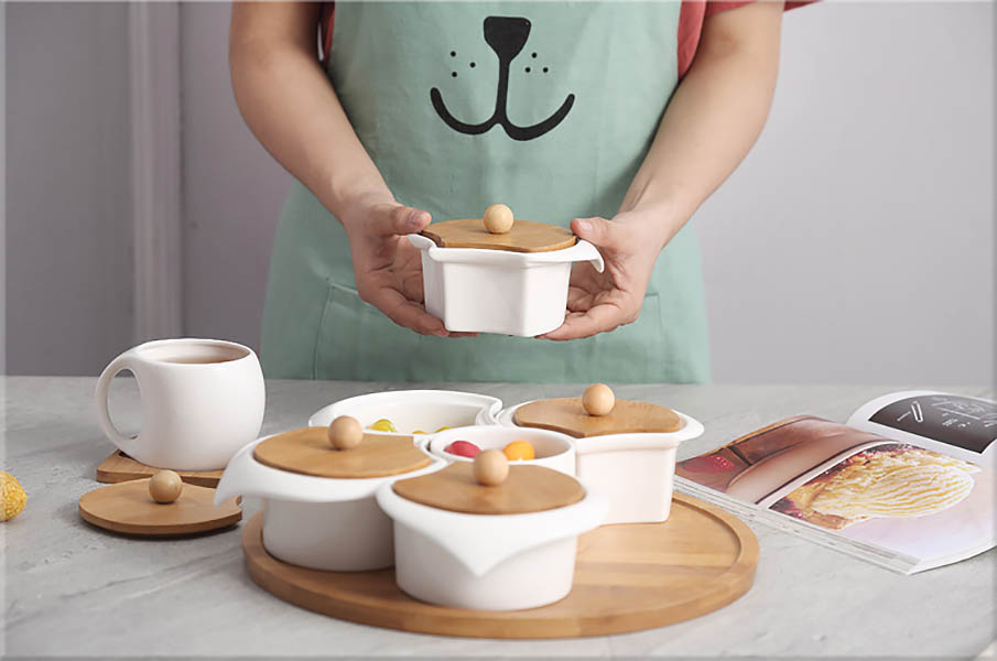 Khay đựng bánh kẹo trái cây OneName ON006.