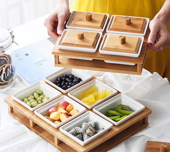 Khay đựng bánh kẹo trái cây OneName ON013.