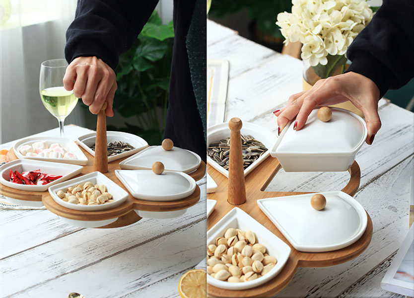 Khay đựng bánh kẹo trái cây OneName ON014.