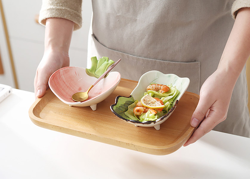 Thố dĩa sứ đựng thức ăn salad Yiran H1583.