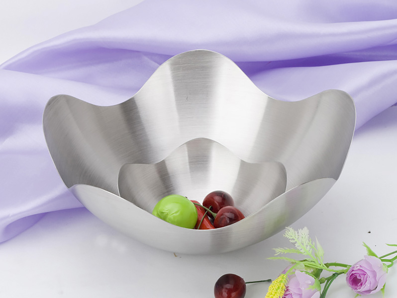 Tô thố inox 304 đựng trưng bánh kẹo trái cây Pilot PL002.