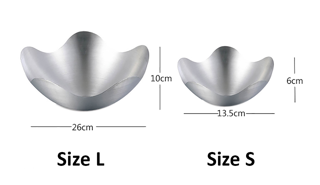 Tô thố inox 304 đựng trưng bánh kẹo trái cây Pilot PL002.