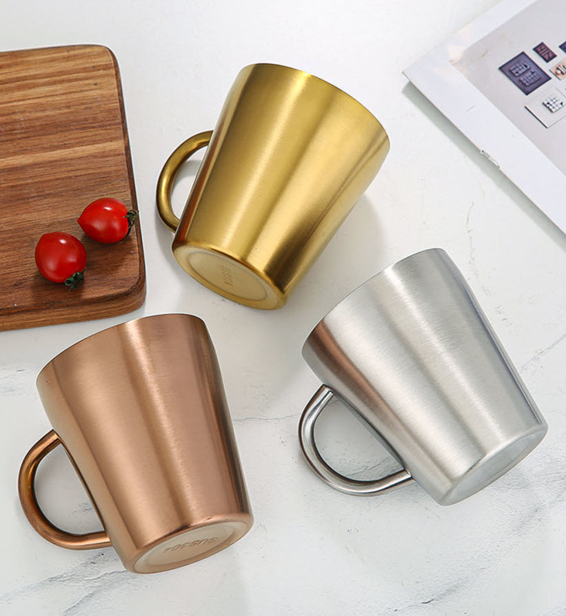 Ly uống nước 2 lớp cách nhiệt inox 304 300-420ml ML7777