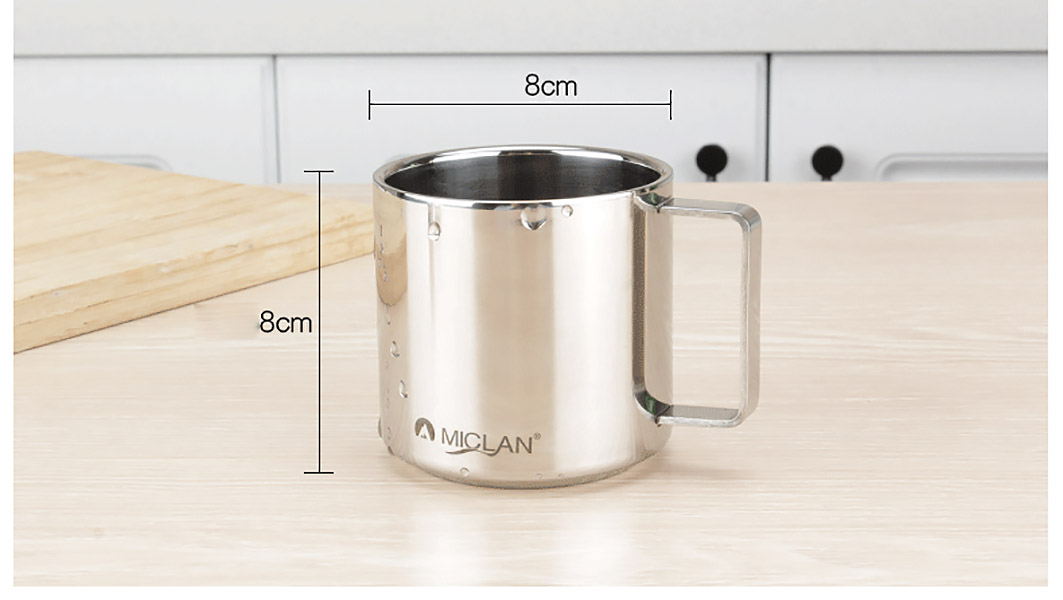 Ca inox 304 cách nhiệt 2 lớp 280ml ML0923