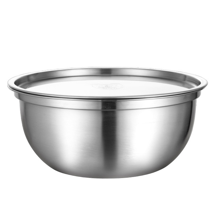 Tô trộn salad đựng thức ăn inox 304 có nắp A07026