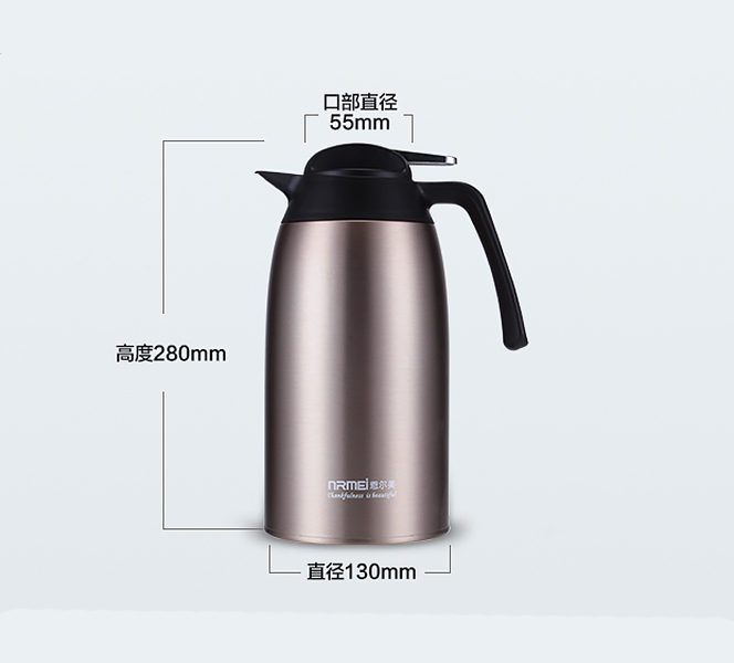 Bình giữ nhiệt 2000ml Enermei NRM5030, chất liệu Inox 304.