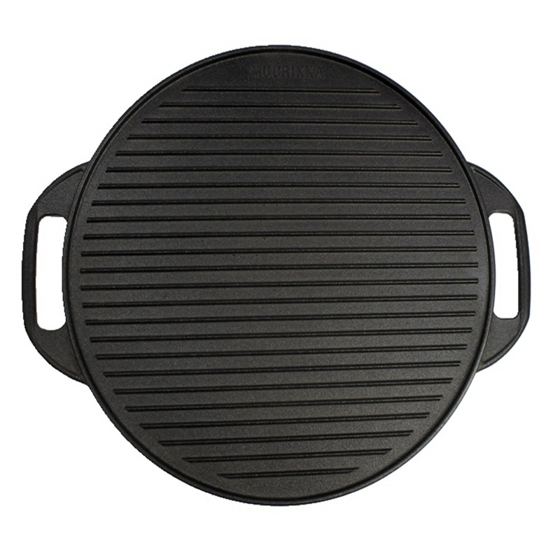 Chảo gang vỉ nướng thịt 41cm Jinghui SM41