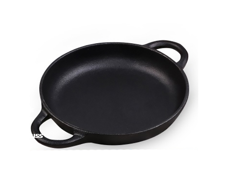 Chảo gang 21cm đáy bằng Jinghui YKP21