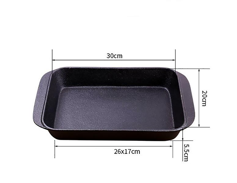 Khay thố gang đựng thức ăn Jinghui KP3001.