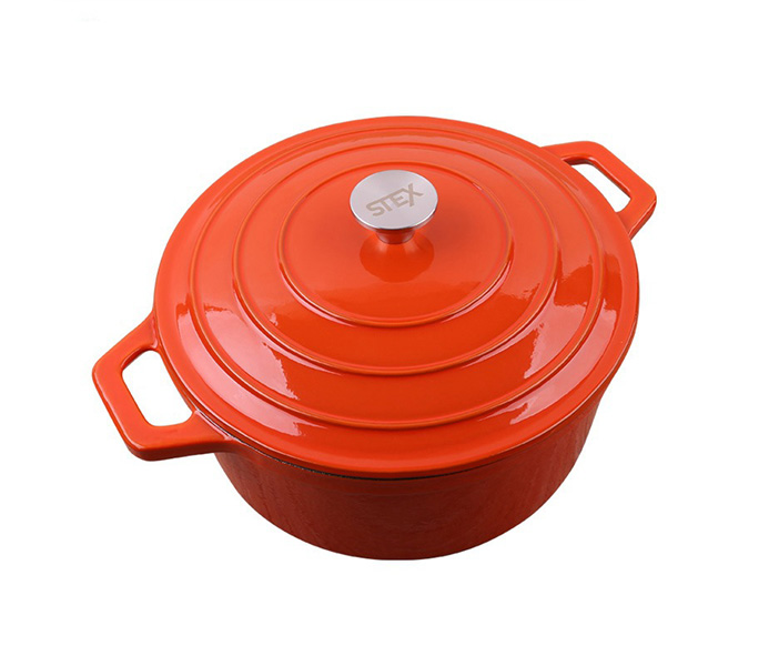 Nồi gang tráng men 28cm Jinghui RKDG28