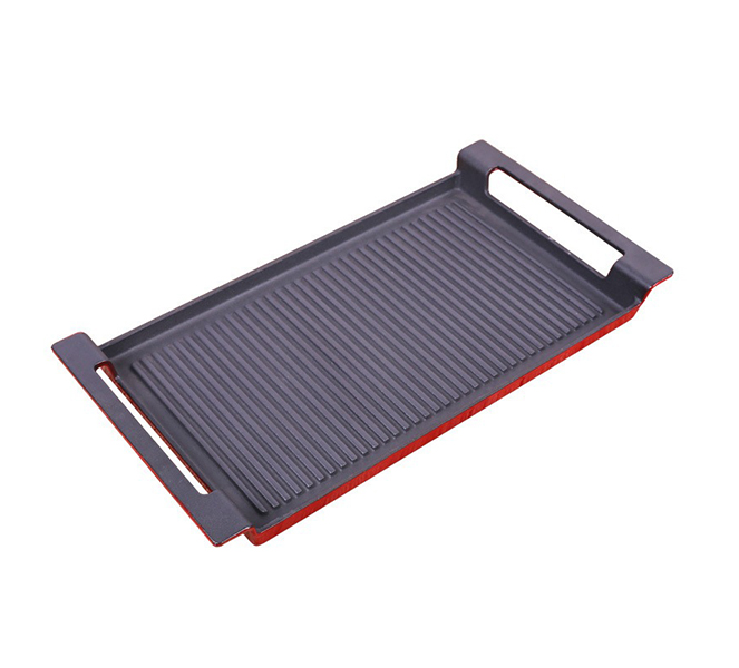 Vỉ gang nướng thịt tráng men Jinghui RKTCKP