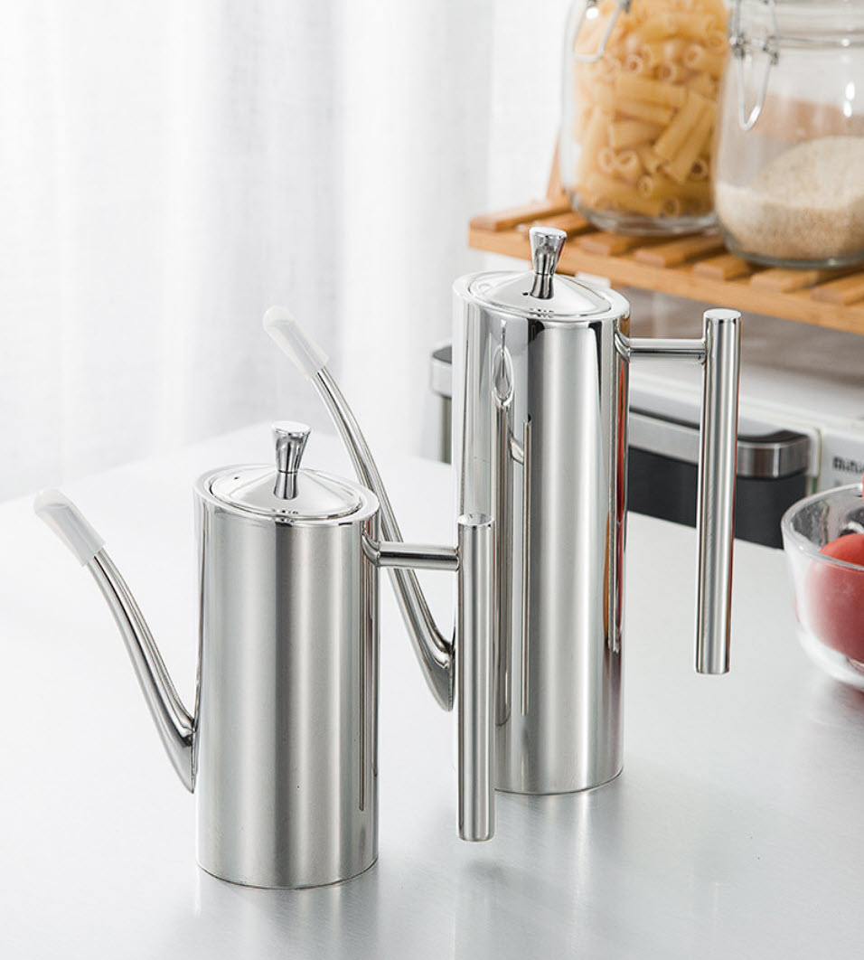 Bình đựng dầu nấu ăn 500 - 700ml inox 304 GH005