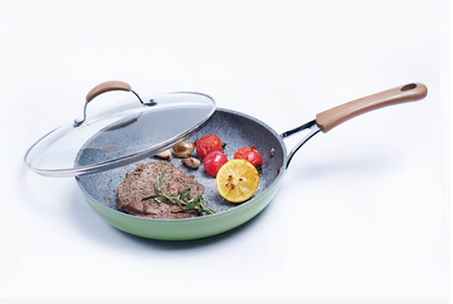 Chảo chống dính nhôm phủ vân đá Carote BG8220.
