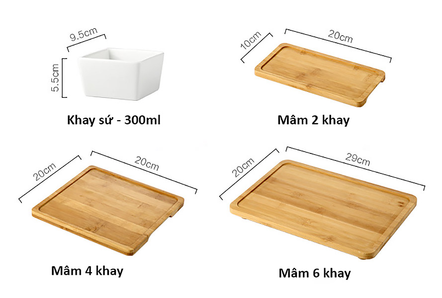 Khay đựng bánh kẹo sứ Mihome MH001