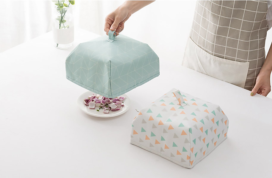 Lồng bàn đậy thức ăn vải cotton Onegrid CZZ001.