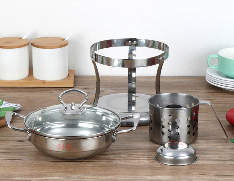 Nồi lẩu inox dùng 1 người18cm CMP6699
