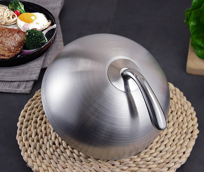 Nắp đậy thức ăn inox bán cầu Feng QXGB20