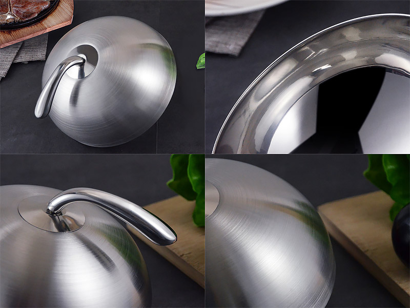 Nắp đậy thức ăn inox bán cầu Feng QXGB20