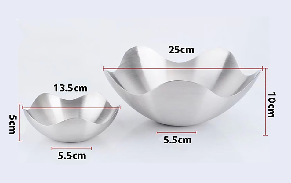 Khay inox đựng trưng bày bánh kẹo trái cây Weiweida WLS576.