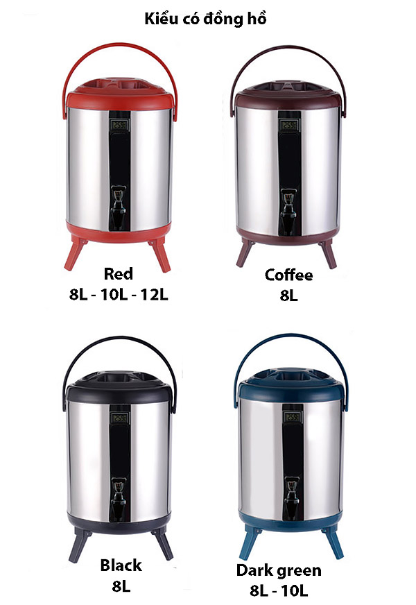 Bình ủ trà sữa giữ nhiệt inox 304 Ruijia RJNCT01.