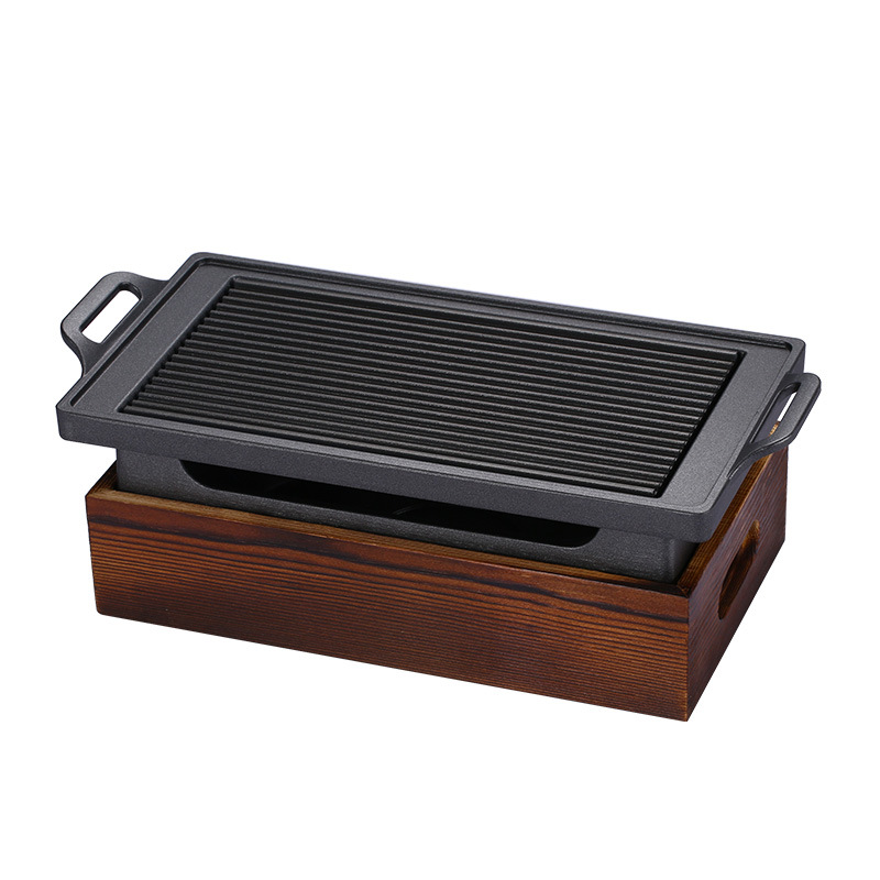 Bếp nướng cồn bộ vỉ nướng kèm bếp cồn bếp nướng thịt bbq hải sản Xiangfu XF001