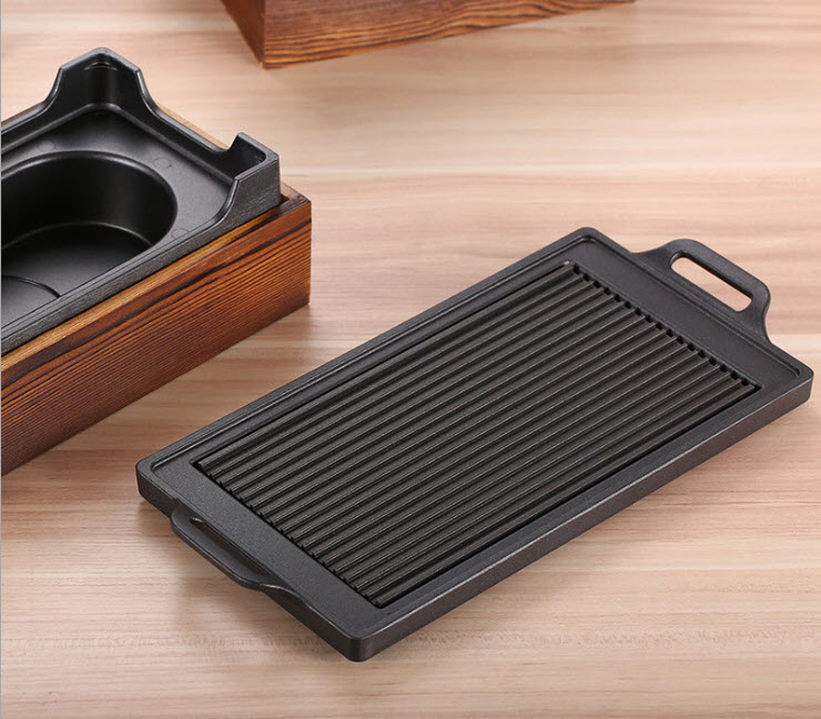 Bếp nướng cồn bộ vỉ nướng kèm bếp cồn bếp nướng thịt bbq hải sản Xiangfu XF001