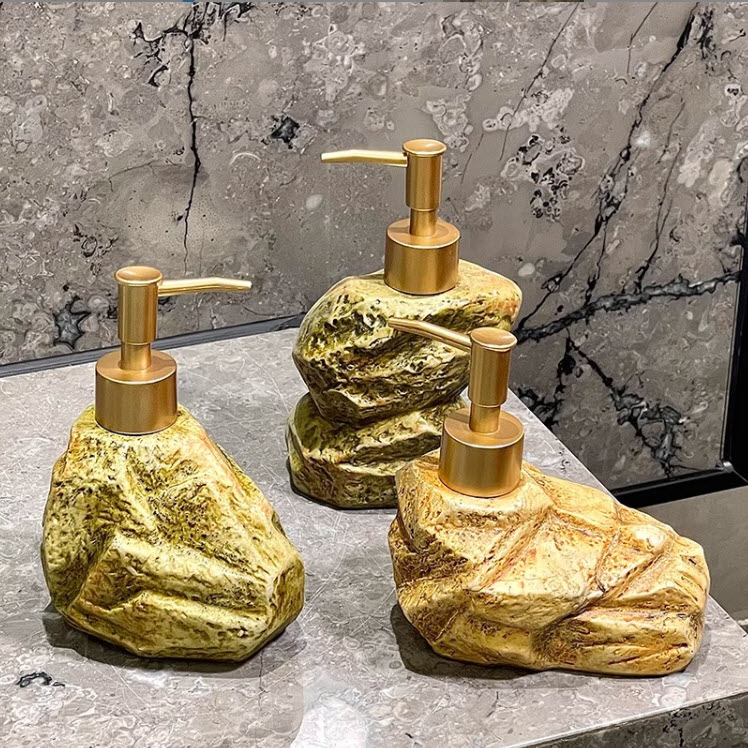 Bình đựng xà bông rửa tay hình viên đá ngộ nghĩnh RYP001