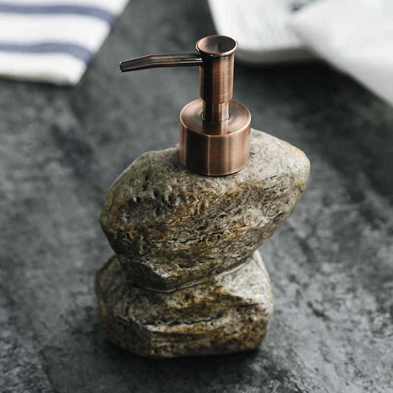 Bình đựng xà bông rửa tay hình viên đá ngộ nghĩnh RYP001
