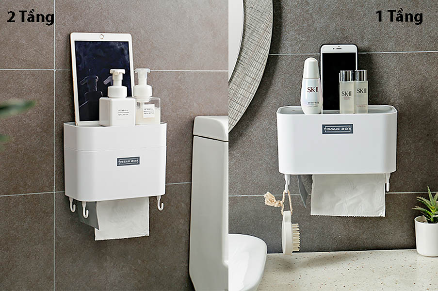 Kệ hộp đựng khăn giấy phòng tắm Fxiaoya F5760.