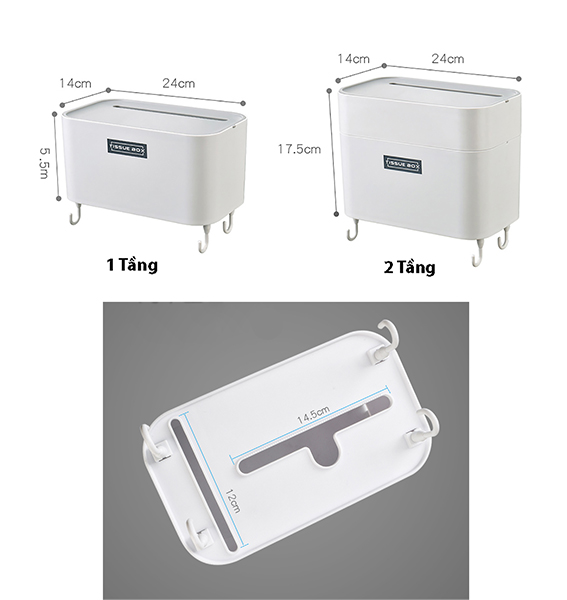 Kệ hộp đựng khăn giấy phòng tắm Fxiaoya F5760.