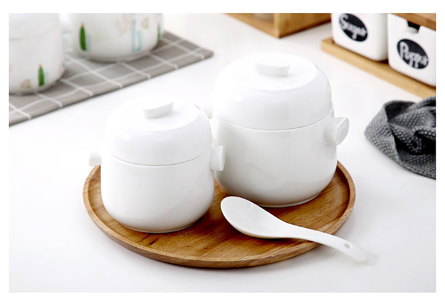 Thố chưng yến cháo bào ngư gà tiềm chè hạt sen sứ ceramic XM007