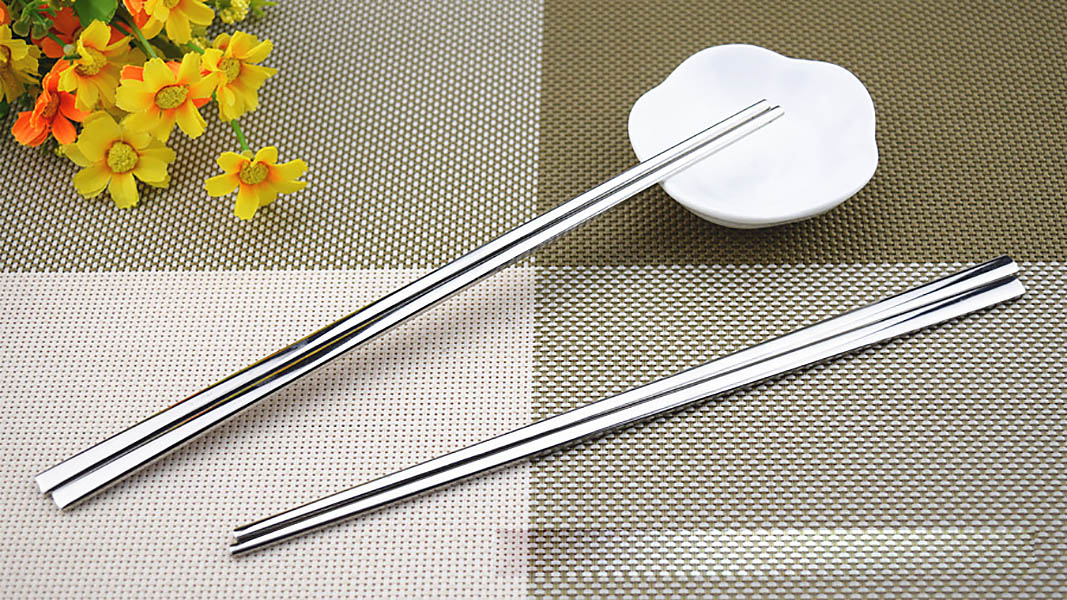 Đũa ăn inox 304 loại dẹp MTZJ MT005.