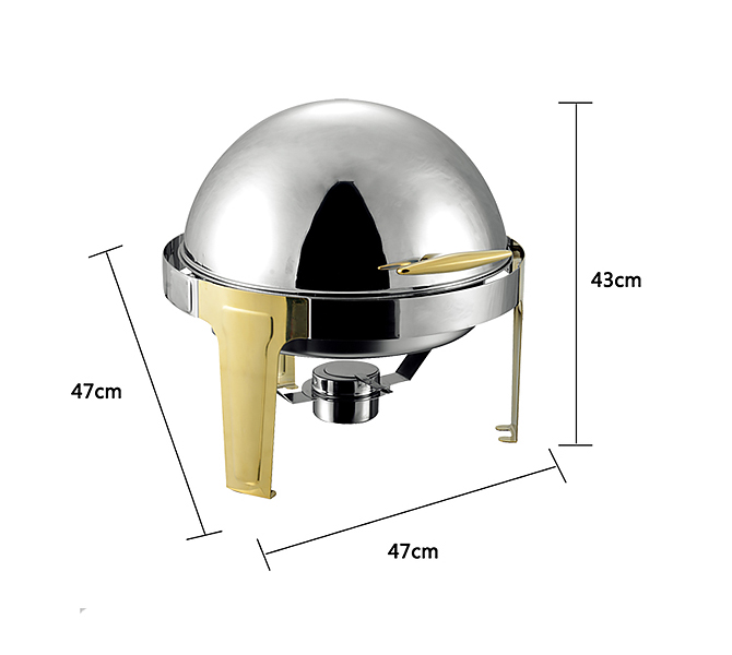 Nồi hâm nóng thức ăn buffet nắp đậy Yalin YL003