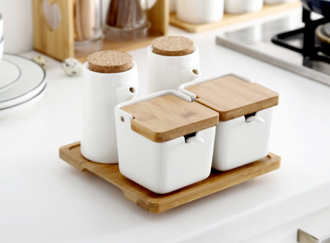 Bộ đựng gia vị sứ ceramic Ximi XM011