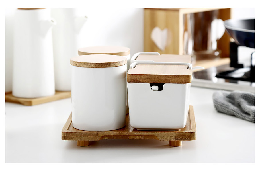 Bộ đựng gia vị sứ ceramic Ximi XM011