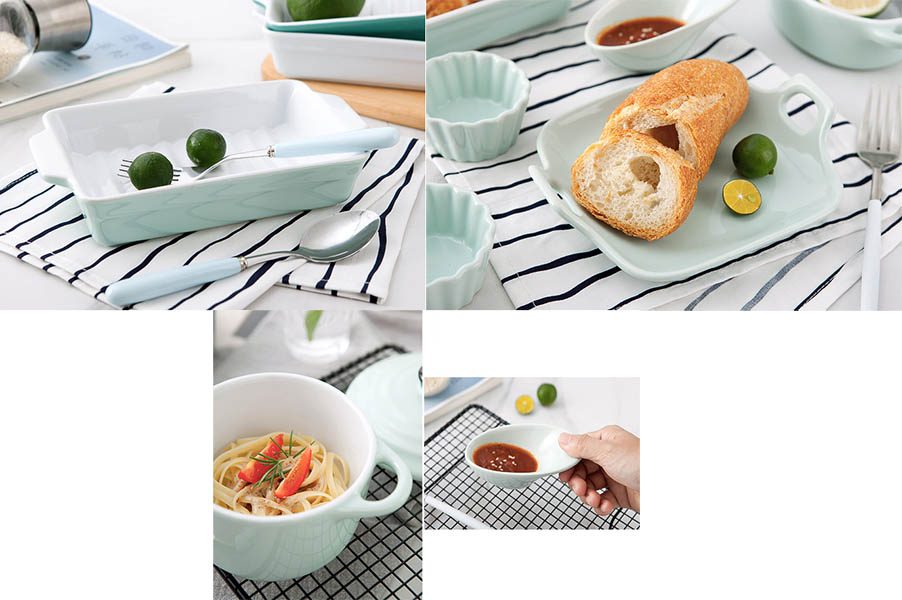 Khay dĩa thố sứ ceramic đựng thức ăn Ximi XM012.