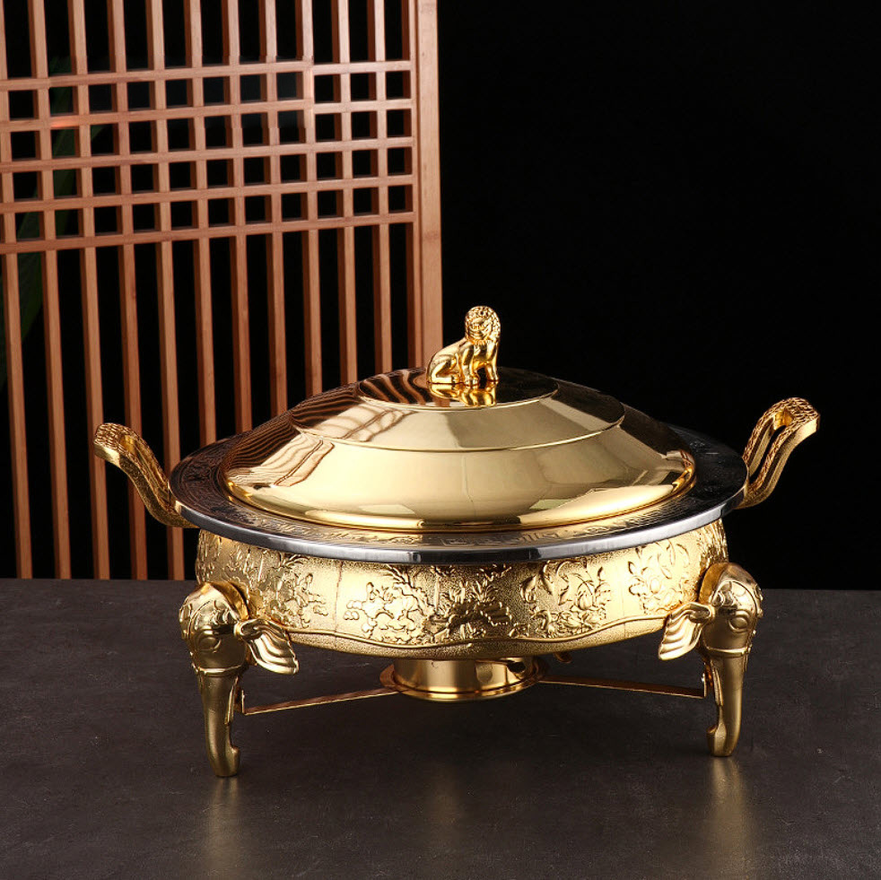 Nồi lẩu cổ điển vintage 26cm dùng cồn dành cho 4-6 người Zetai SD2123