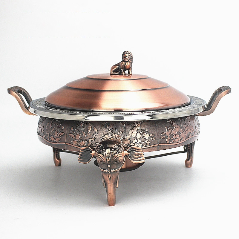 Nồi lẩu cổ điển vintage 26cm dùng cồn dành cho 4-6 người Zetai SD2123