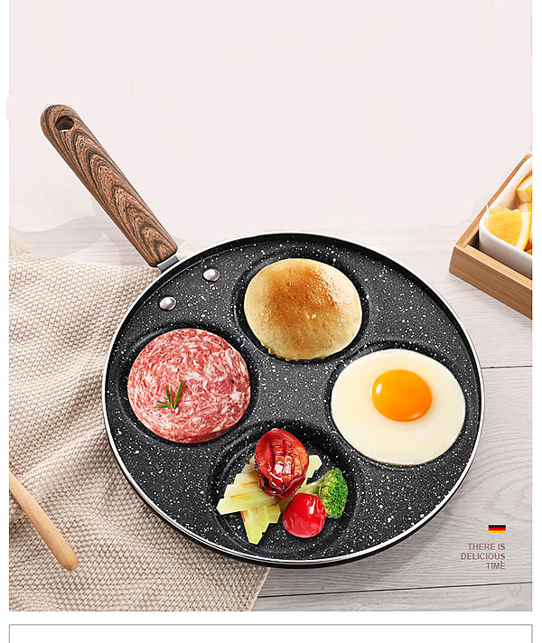 Chảo ốp la phủ đá chống dính 4 ngăn Umetre UM3016