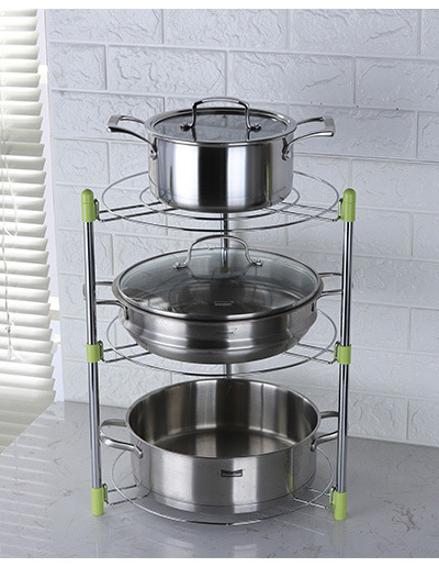 Kệ để nồi chảo inox nhiều tầng Venture VT001.