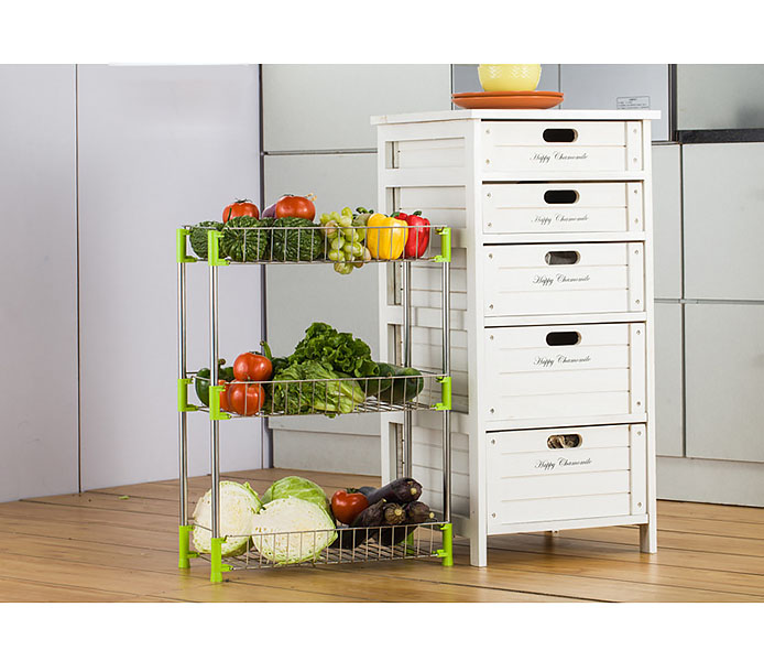 Kệ đựng đồ nhà bếp inox 3 tầng Venture VT002.