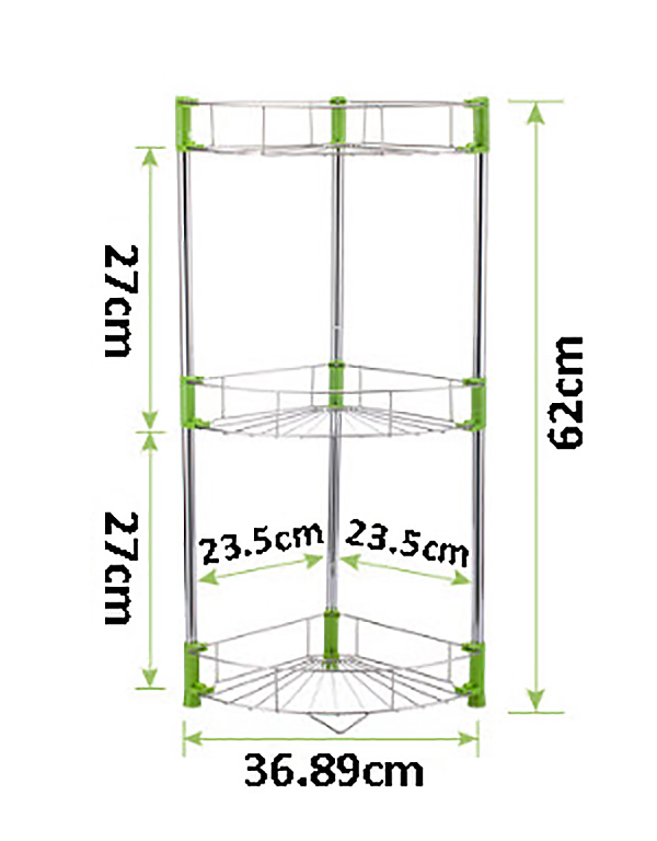 Kệ góc đựng đồ gia vị 3 tầng Venture VT003