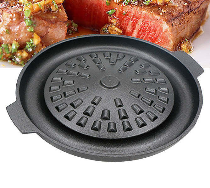 Chảo gang nướng thịt nướng BBQ phủ chống dính OEM SL2193
