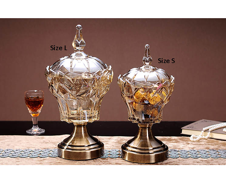 Thố thủy tinh đựng bánh kẹo Newwork NW008.