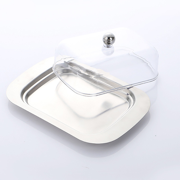 Khay inox kèm nắp trưng bày thức ăn Juyouhuipin JY009Z02