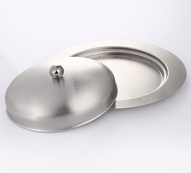 Khay inox kèm nắp bảo quản thực phẩm Juyouhuipin JY00903